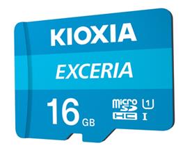 16 GB KIOXIA EXCERIA MICRO SDHC UHS-1 CLASS 10 100MB/S (LMEX1L016GG2)