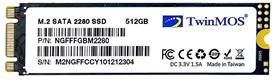 TWINMOS 512 GB M.2 SATA SSD 580/550 (NGFFFGBM2280)
