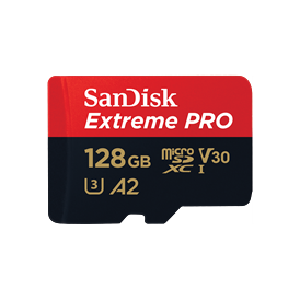 128 GB SANDISK EXTREME PRO MICRO SDXC (SDSQXCD-128G-GN6MA)