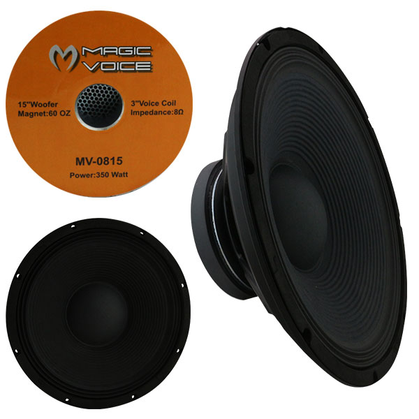 MAGICVOICE MV-0815 YEDEK HOPARLÖR 15'' - 38CM - 500W (MV-3415 İÇİN)